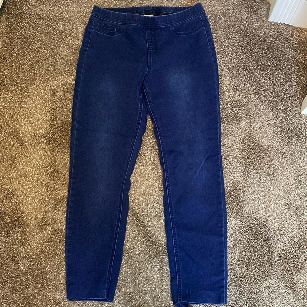 Roebuck & Co Women’s Dark Blue Jeggings Denim Leggings Sz 12